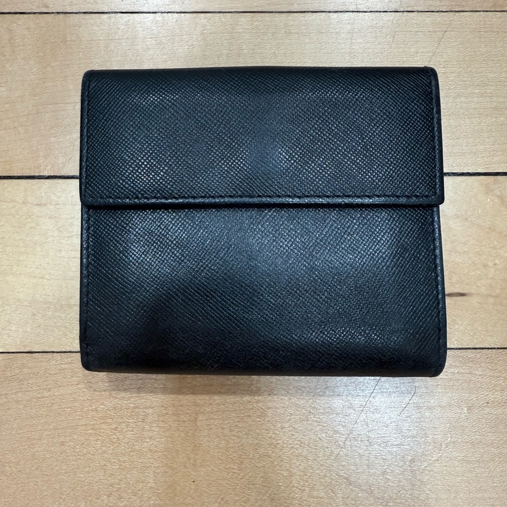 Prada Black Saffiano Leather Men's Wallet